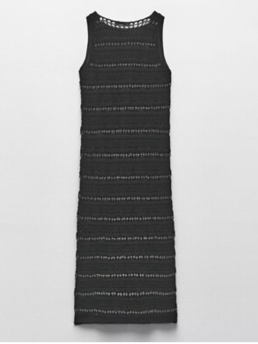 NWOT NEW ZARA SS23 METALLIC THREAD KNIT DRESS